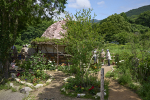 西日本短期大学　緑地環境学科　山本ゼミ　地域の寄る処『ふる里の庭』へ03