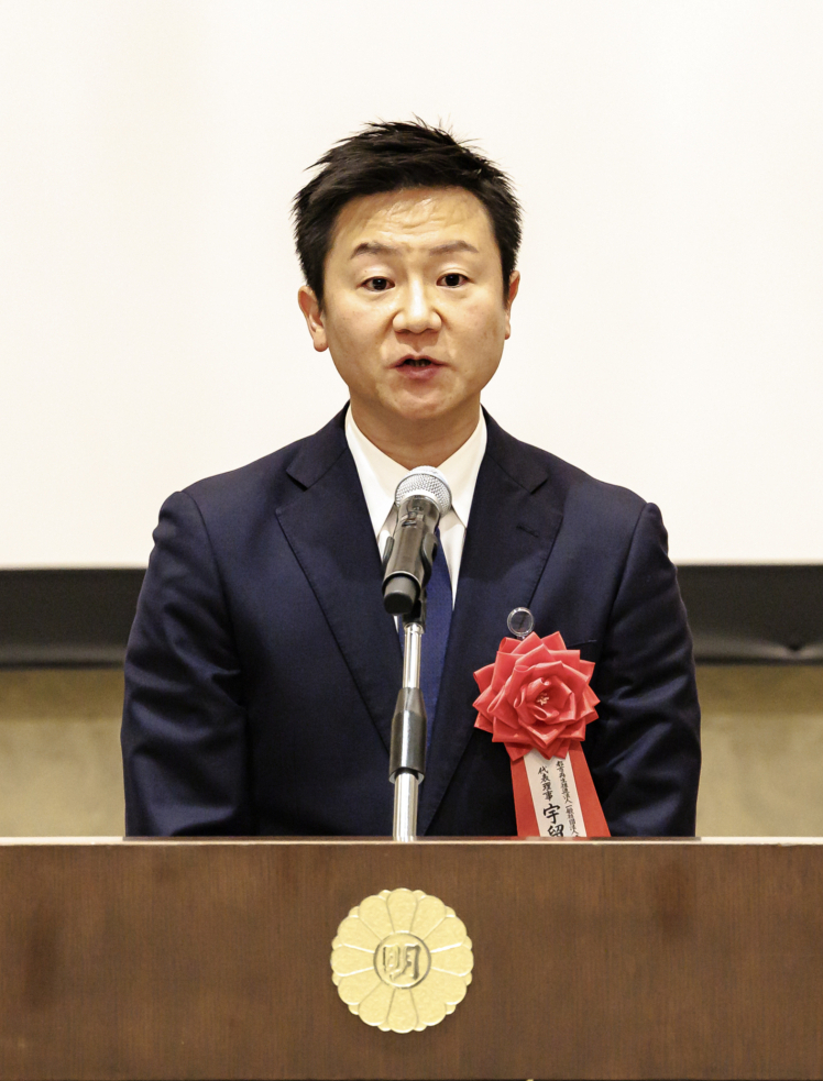 受賞者代表挨拶