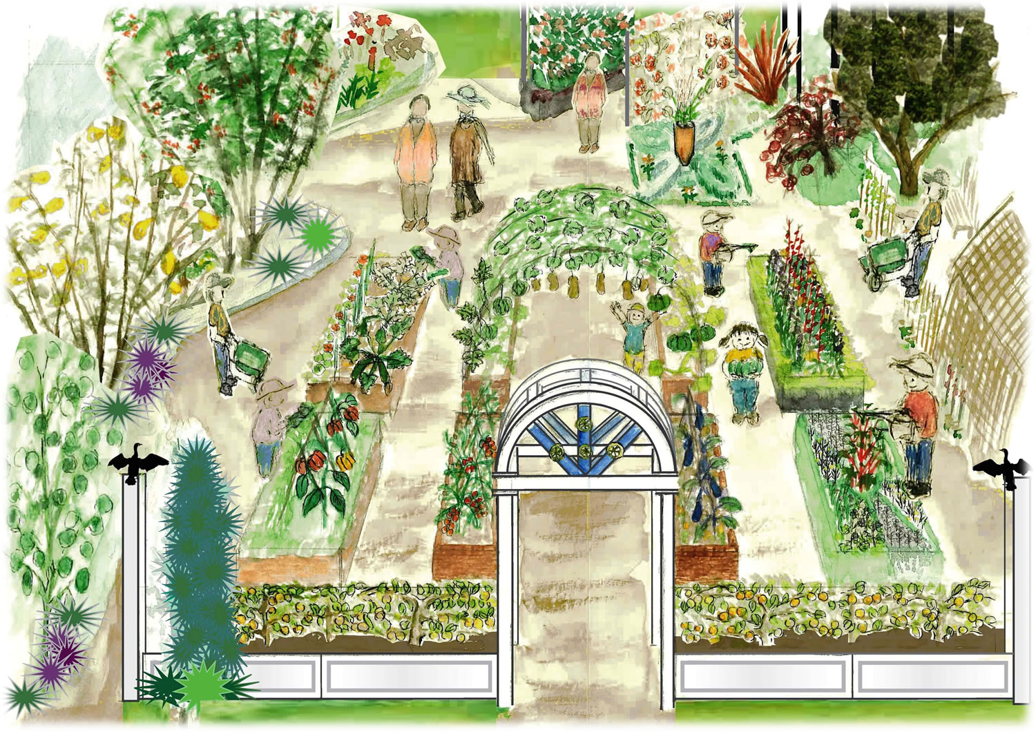 鵜崎コモンズ 鵜崎コモンズ みんなの庭01